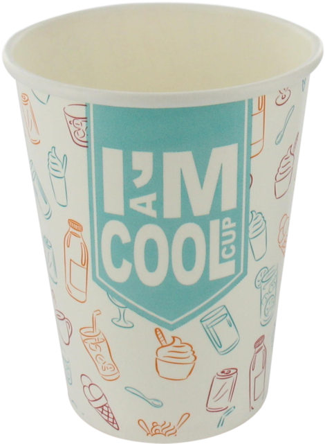 I'm Concept, I'm A Cool Cup, 10oz, - Pots A Glace En Carton 200ml (640x640), Png Download