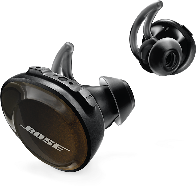 Bose Soundsport Free Wireless Headphones - Black (1200x1022), Png Download