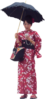 Jai Mata Di Png - Women With Umbrella Png (375x375), Png Download