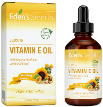 Eden's Semilla Is 100% Natural - Vitamin E Oil Brand In India (450x450), Png Download