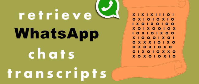 Whatsapp Chat History On Android - Android (650x276), Png Download