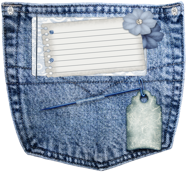 Etiquettes Scraps Png Biglietti Pinterest Etiquette - Denim Paper Clipart (600x557), Png Download