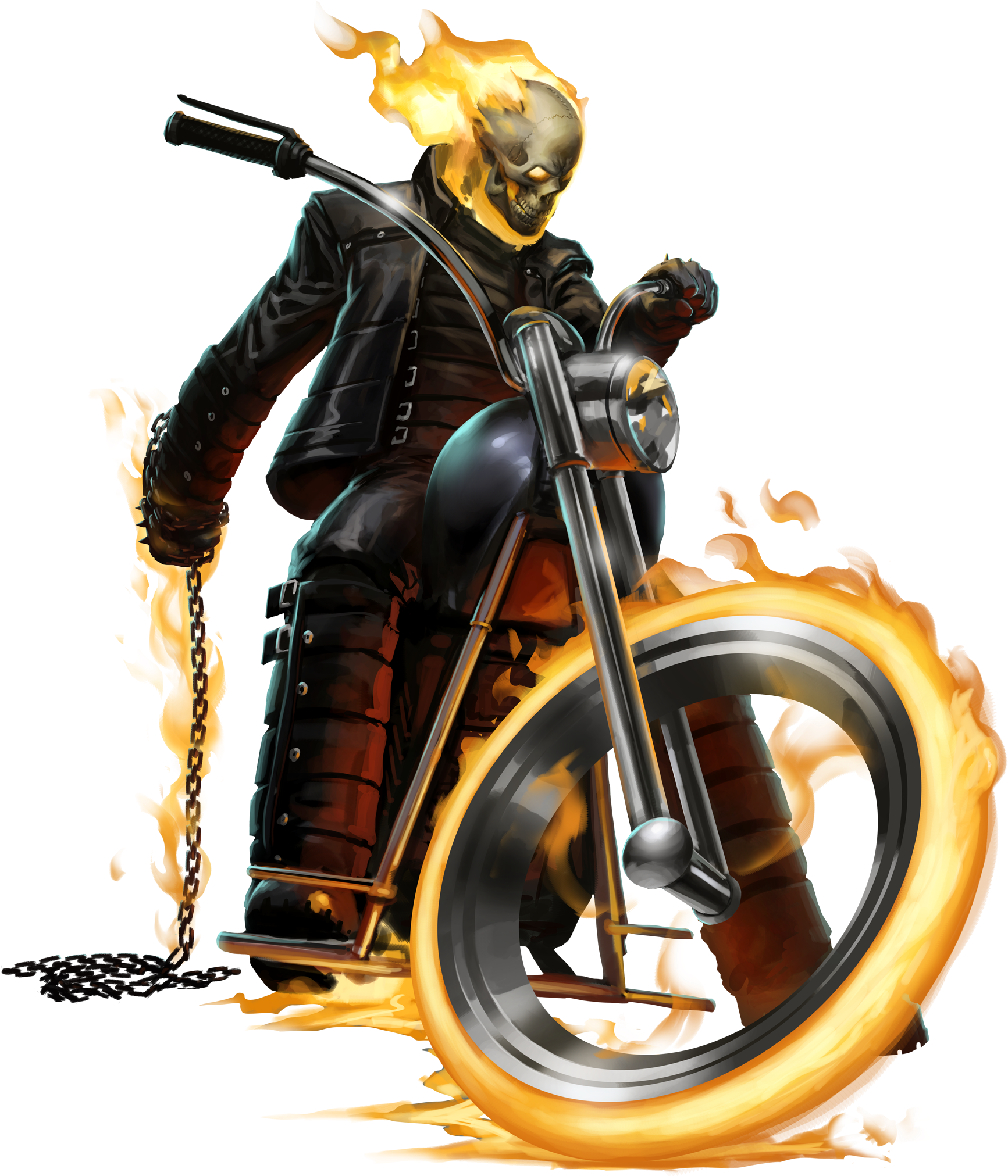 Ghost Rider Clip Art Fun For Christmas - Ghost Rider Johnny Blaze Png (2048x2048), Png Download