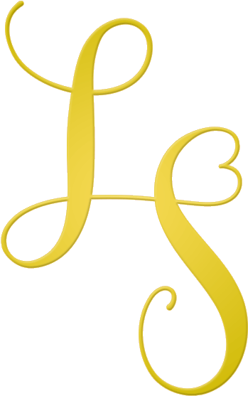 Wedding Monogram - L And S Logo (412x600), Png Download