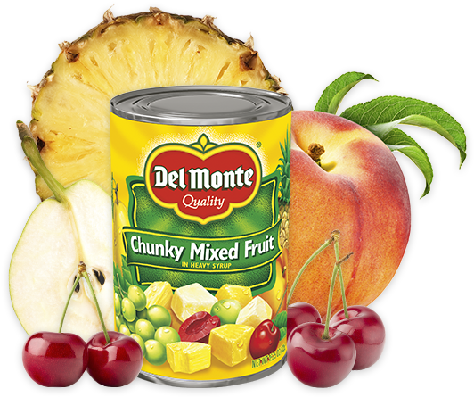Del Monte Crushed Pineapple In Heavy Syrup 20 Oz. Can (1050x444), Png Download