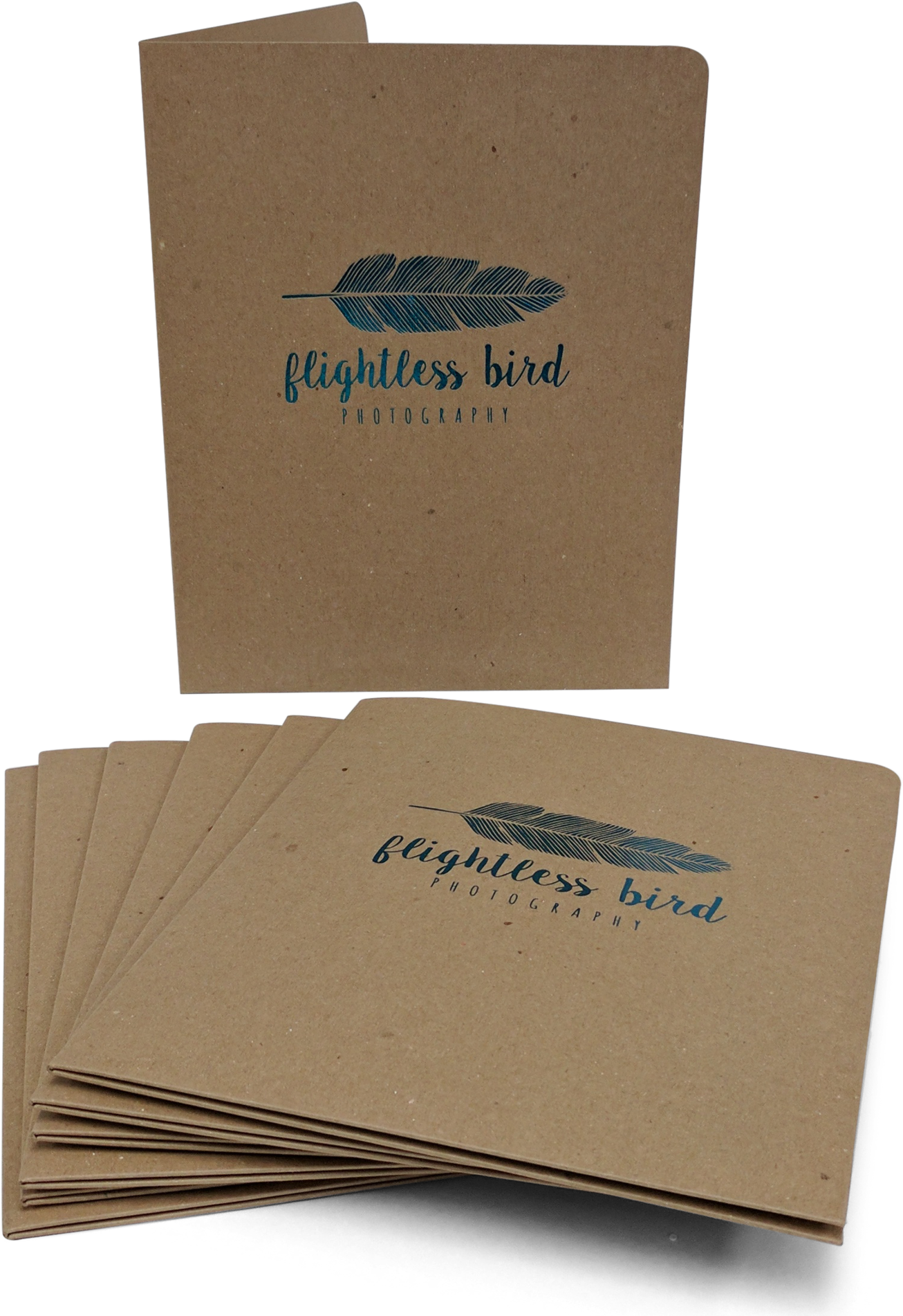 Foil Stamped Recycled Presentation Folder - Presentation Folder (2000x2000), Png Download