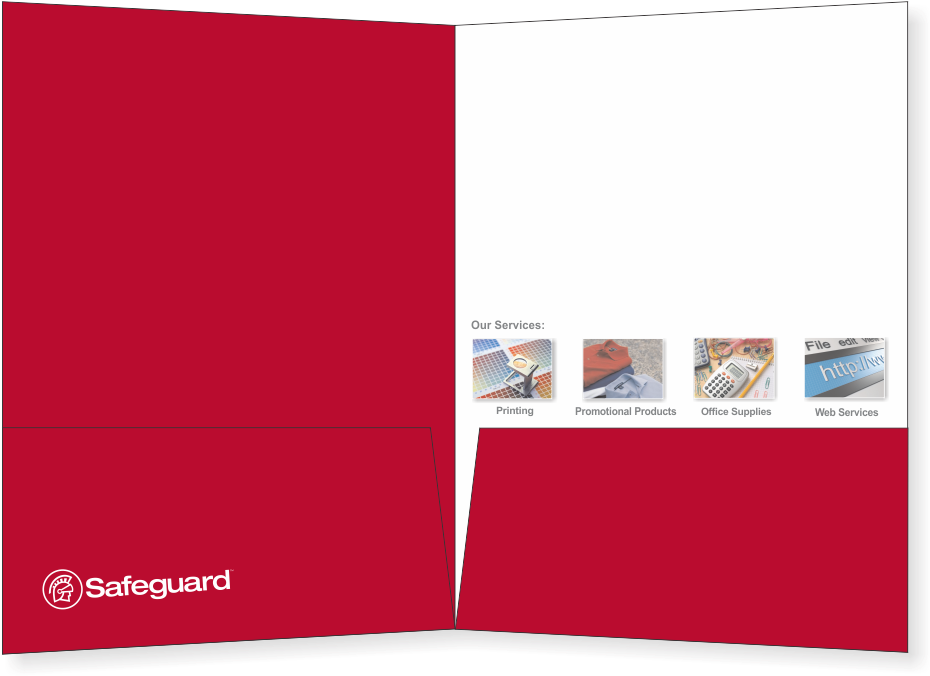 Presentation Folder 4/4 Open - 4 4 Presentation Folder (1024x1024), Png Download