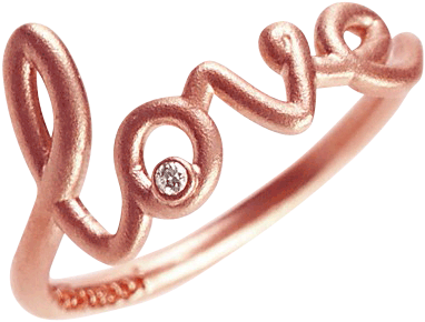 Love Ring Love, Rings - Avanessi - Love Ring (555x600), Png Download