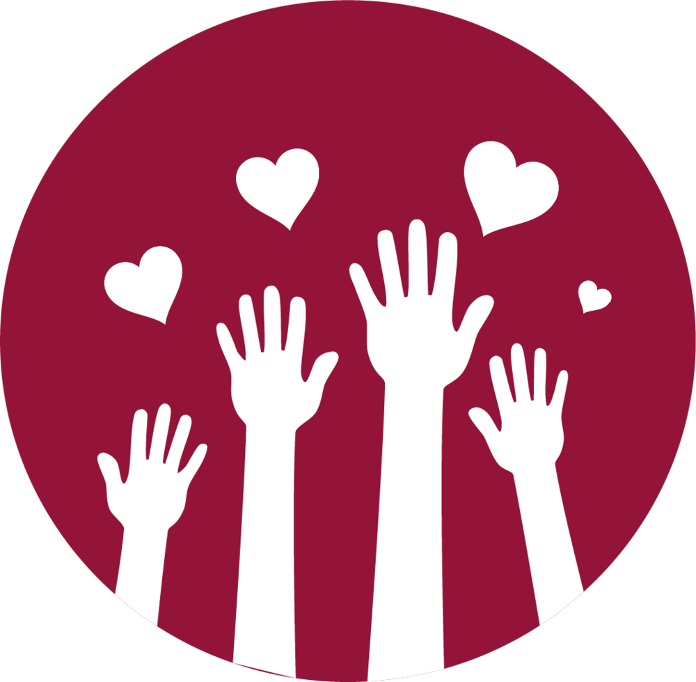 Comminity Circle V3 - Hands Up (1000x979), Png Download