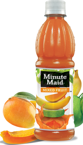 Minute Maid Mixed Fruit - Minute Maid Mixed Juice (267x464), Png Download