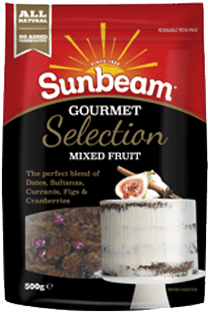 Sunbean Gourmet Mixed Fruit - Sunbeam Almonds Meal Value Pack 350g (490x490), Png Download