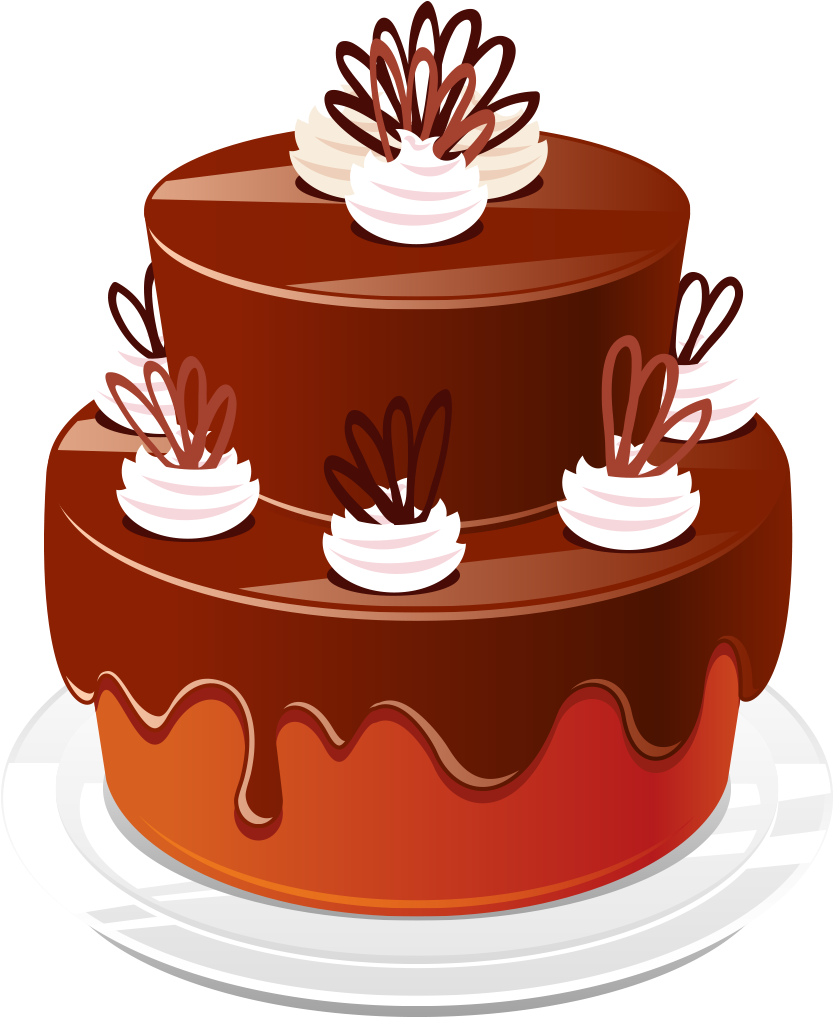 Chocolate Birthday Cake - Happy Birthday 55 Years Wishes (1024x1024), Png Download