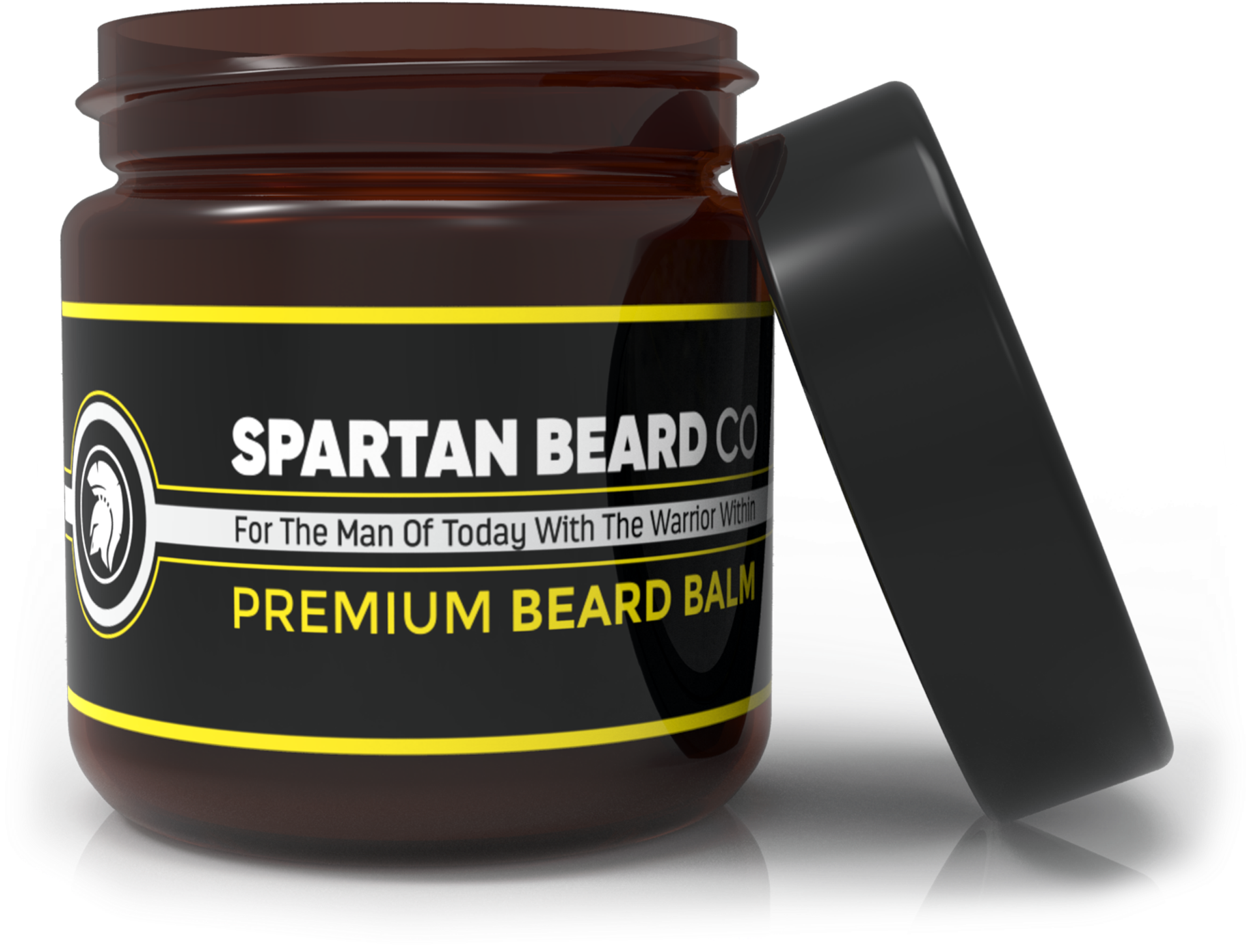 Spartan Beard Co Beard Balm - Beard (2000x1528), Png Download
