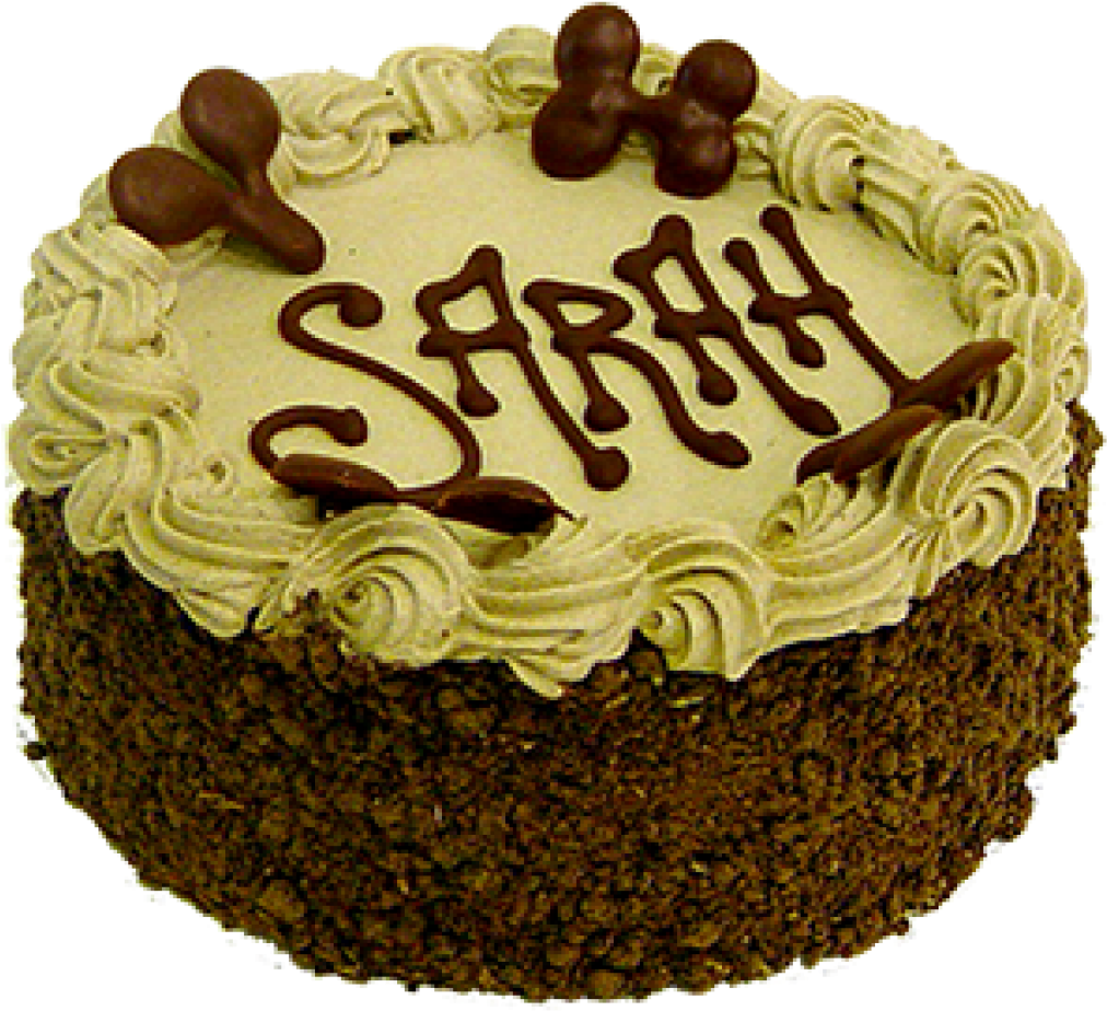 Dog Birthday Cakes - Chocolate Cake For Sarah (1024x1024), Png Download