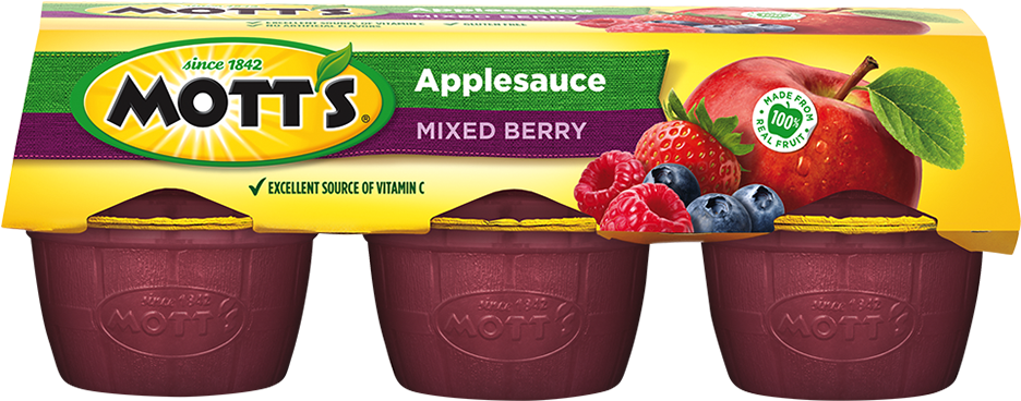 Mott's Applesauce (970x412), Png Download