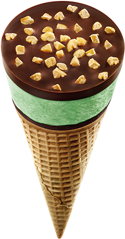 Cornetto - Cornetto Ice Cream Pistachio (355x480), Png Download