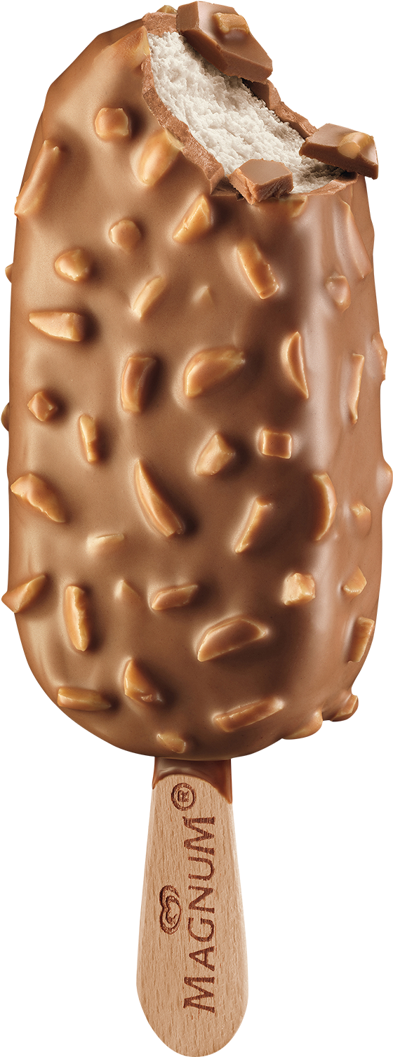 Magnum Ice Cream Almond (589x1509), Png Download