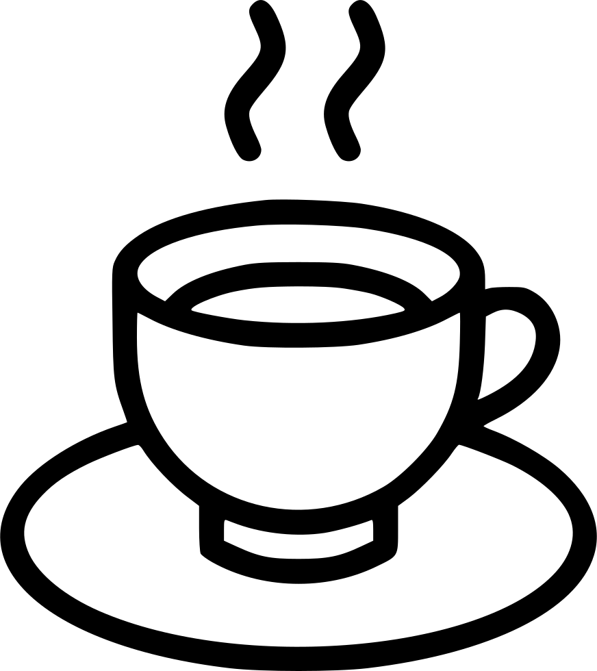 Cup Saucer Hot Beverage Tea Coffee - Coffee (872x980), Png Download