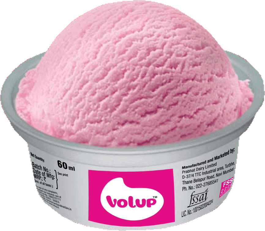 Strawberry - Prabhat Dairy Ice Cream (866x756), Png Download