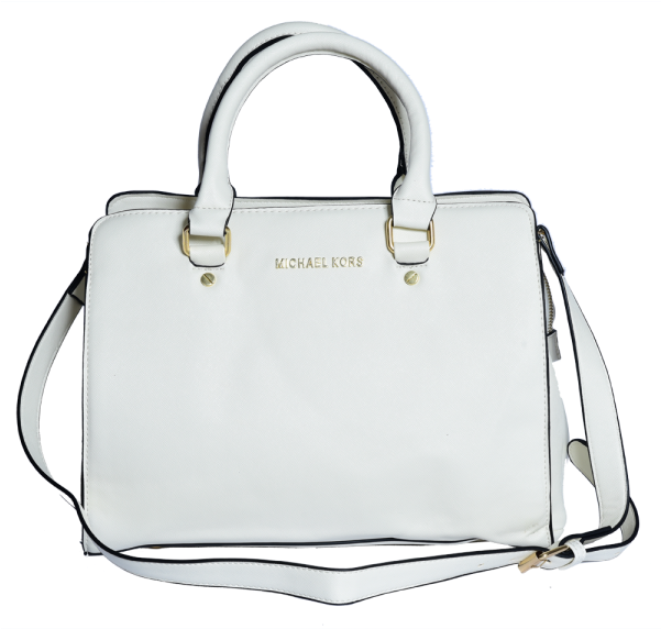 Michael Kors White Ladies Bag - Handbag (600x600), Png Download