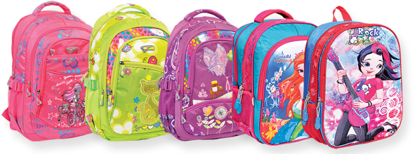 Meticulously On State Of The Art Machinery In Its Contemporary - School Bag Images Png (600x230), Png Download