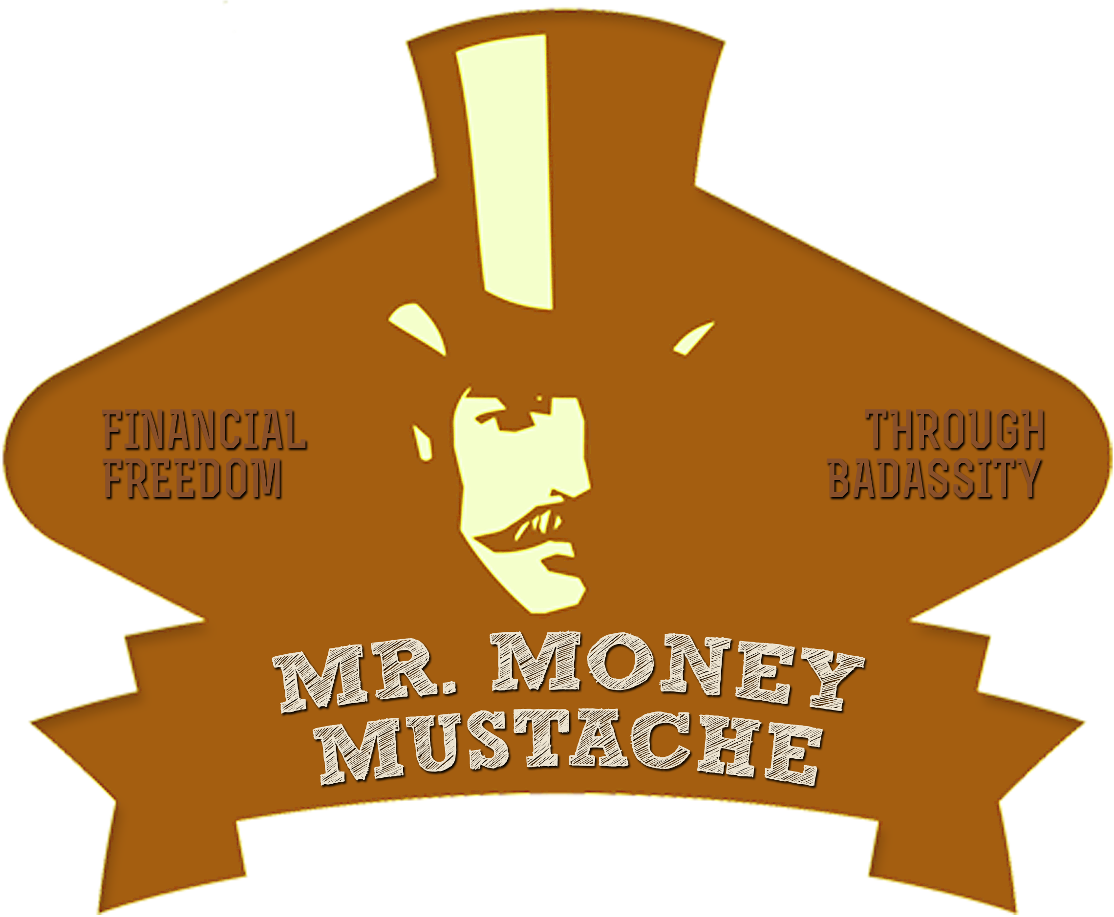 A Really Cool, Surprisingly Durable Shirt - Mr Money Mustache Logo (2500x2035), Png Download