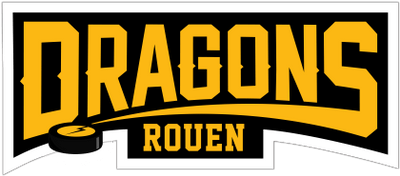 Dragons De Rouen Texte Logo - Dragons De Rouen (400x400), Png Download