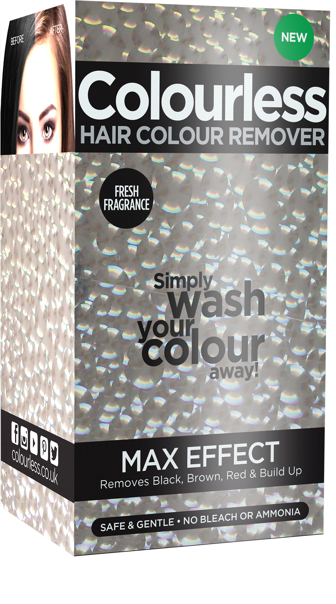Colourless Max Effect - Colourless Hair Colour Remover Max Effect (2000x2123), Png Download