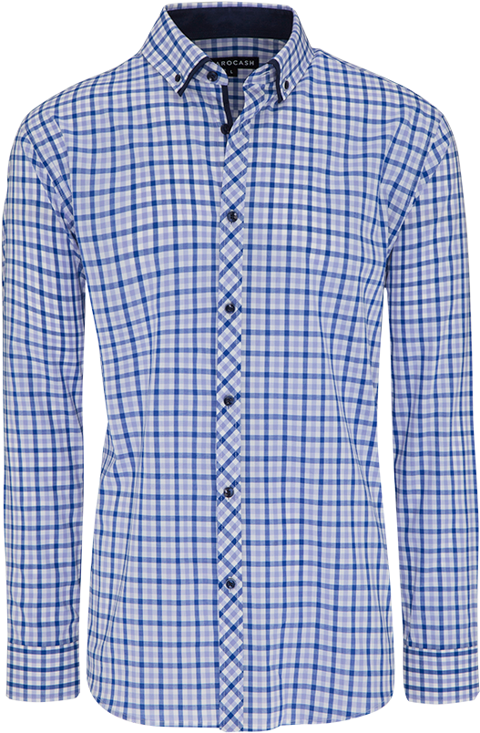 Adams Check Shirt - Check Shirts For Men Png (560x830), Png Download