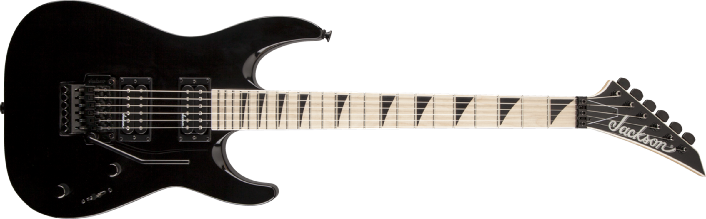 Free Jackson Guitar Models - Jackson Js32 Dinky Dka-m - Gloss Black (2400x746), Png Download