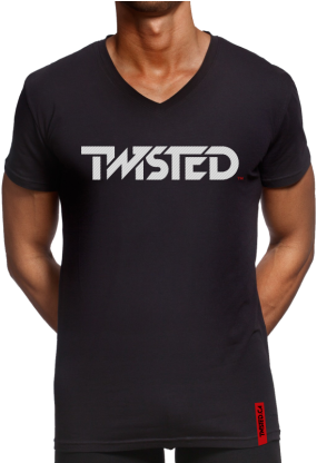 Black W/ Grey Logo - Active Shirt (415x415), Png Download