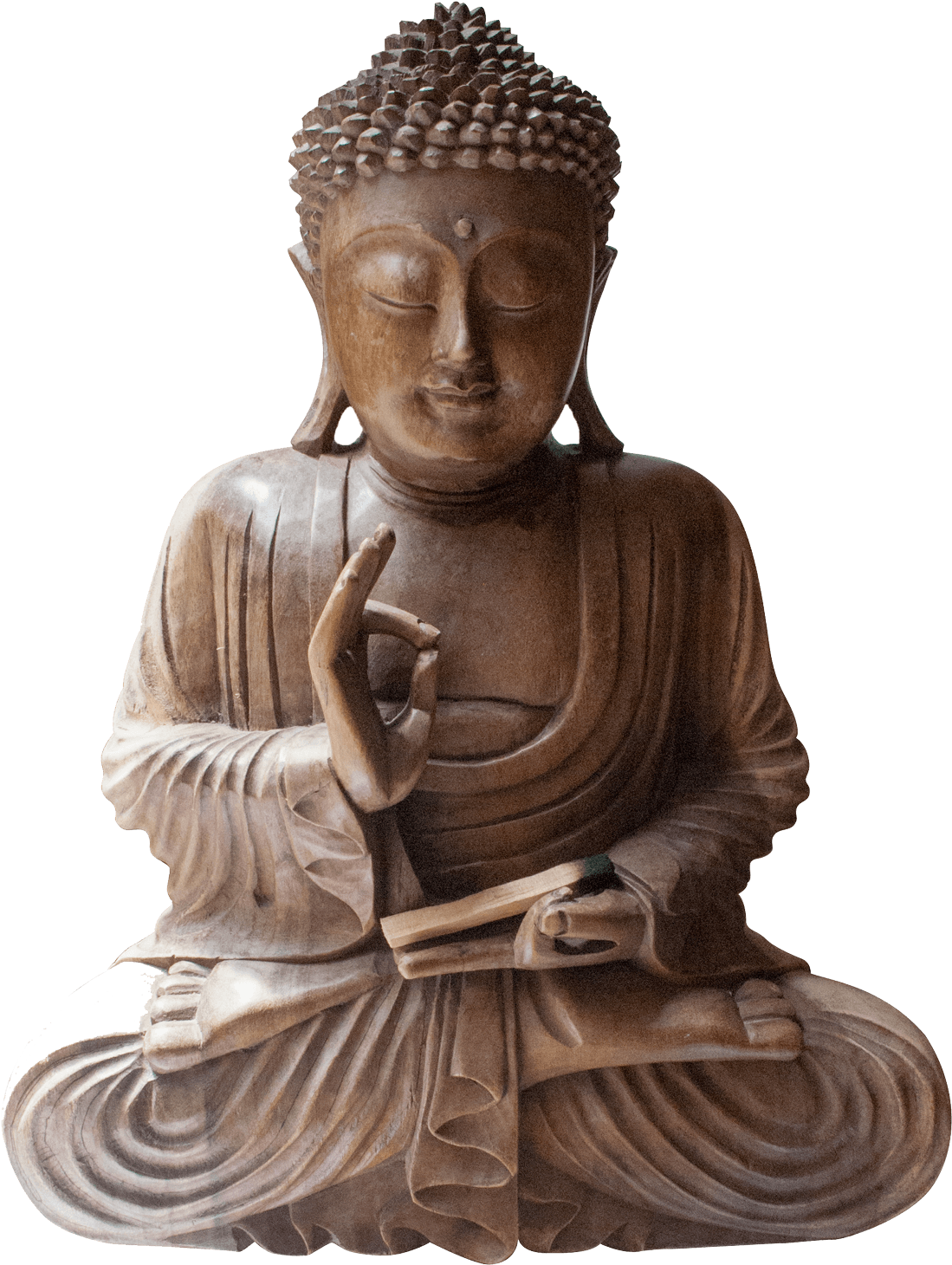 Buda Fondoblanco - Buddhism (1555x1548), Png Download