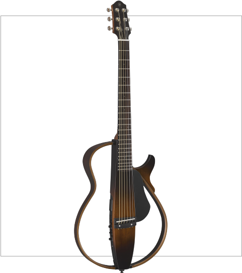 Silent Guitar™ - Yamaha Slg200n Nylon String Silent Guitar, Natural (480x550), Png Download