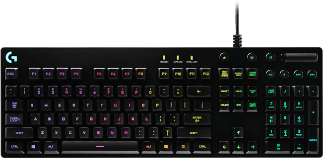 G810 - Logitech G810 (521x342), Png Download