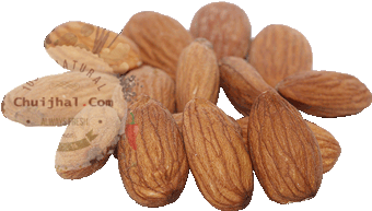 Almonds Kath Badam Web - Pecan (400x300), Png Download