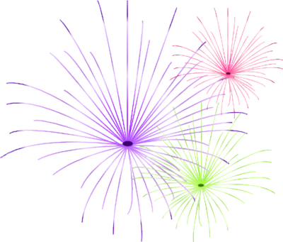 The Solution - Fireworks White Background (400x341), Png Download