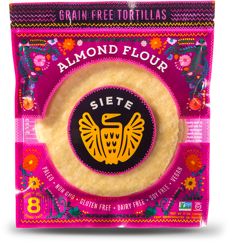 Siete Almond Flour Tortillas (600x600), Png Download