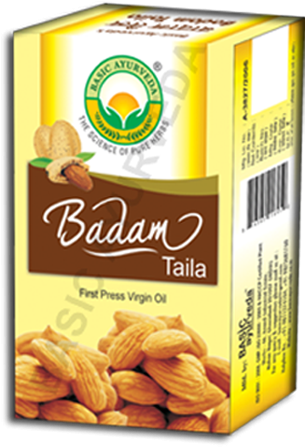 Badam Tail - Basic Ayurveda (504x576), Png Download