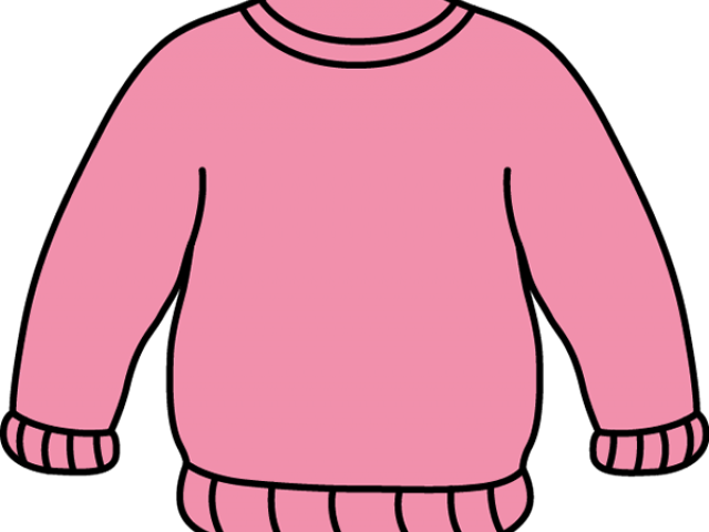 Dress Shirt Clipart Sweatshirt - Jumper Clipart (640x480), Png Download