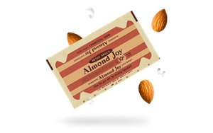 1948 Almond Joy Candy Bar Wrapper And Almond - Almond Joy (300x188), Png Download