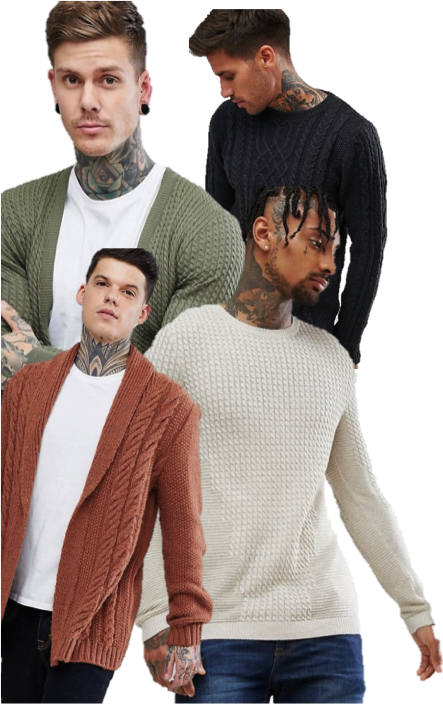 Tattooguys - Asos Models Male Tattoos (943x1433), Png Download
