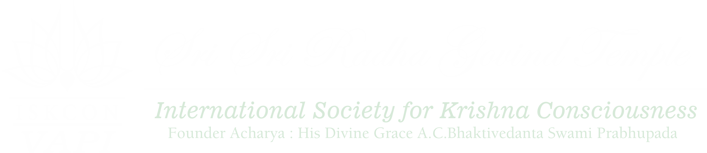 Logo - Iskcon Vapi (2350x510), Png Download