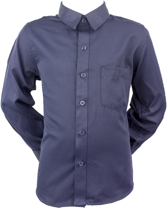 Formal Boys Shirt Navy 00-5 - Shirt (750x750), Png Download