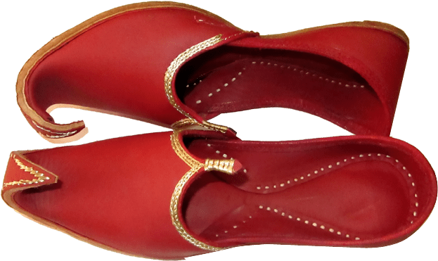 Pakistani Khussa Jutti - Khussa Jutti (667x421), Png Download