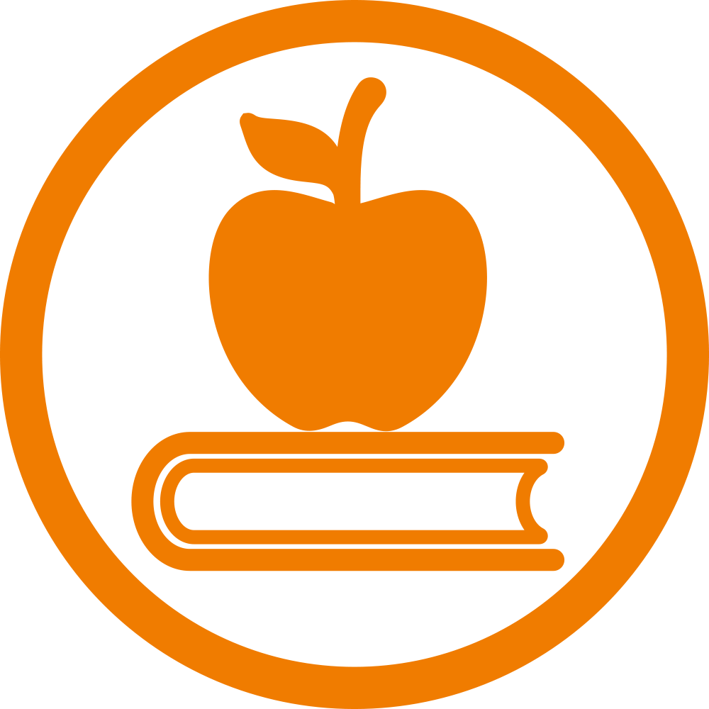 Community Impact - Education Icon Orange (1000x1000), Png Download