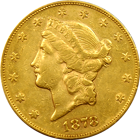 $20 Liberty Gold Coin - 1851 $50 Humbert (500x500), Png Download