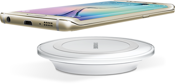 Samsung Galaxy S6 Edge- Wireless Charger - Chargers Samsung In Png (598x286), Png Download