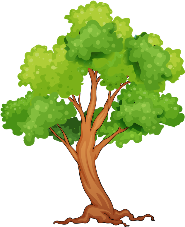 Leaves Clipart 7 Leaves - Drzewo Grafika (714x800), Png Download