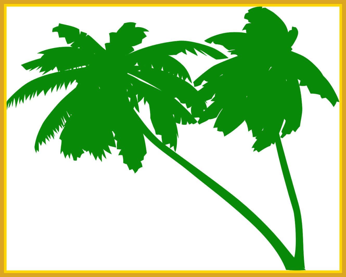 Marvelous Tree Png Image Landscape Draw Architecture - Transparent Palm Tree Vector Png (1330x1064), Png Download