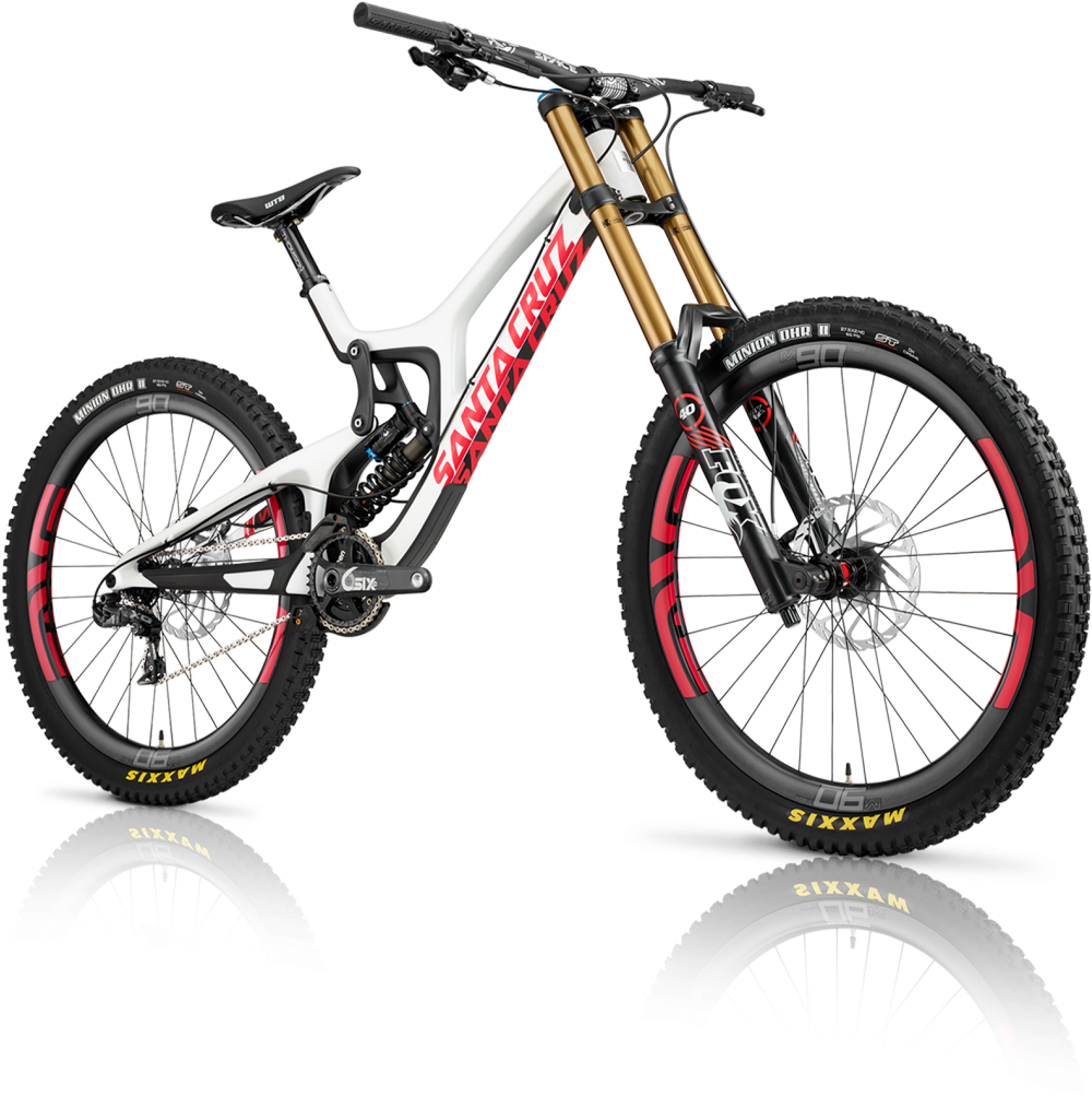 Santa Cruz V10 - Full Suspension Mountain Bike Downhill (1011x1024), Png Download
